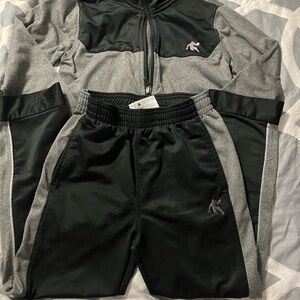And1 Black and Gray Jacket and Pants Set